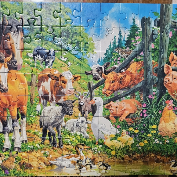 Ravensburger Farm Animal Puzzle - Picture 2 of 3